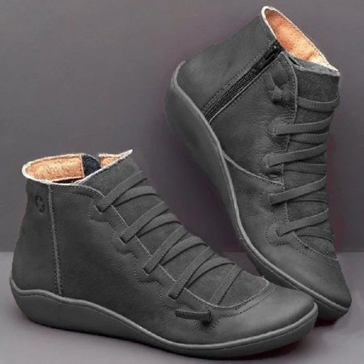 Premium Orthopedic Lace Up Ankle Boots