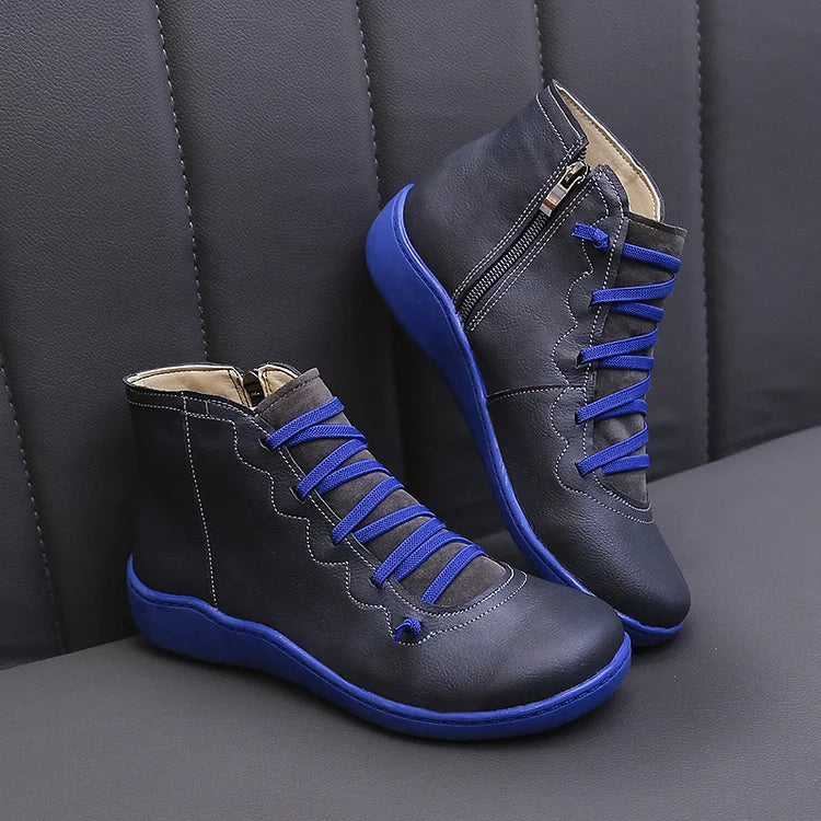 Premium Orthopedic Lace Up Ankle Boots