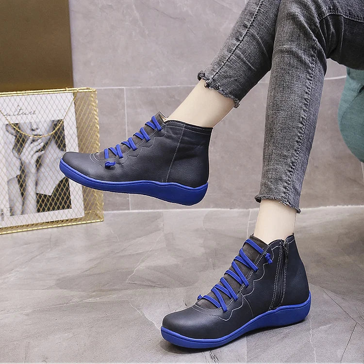 Premium Orthopedic Lace Up Ankle Boots