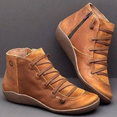 Premium Orthopedic Lace Up Ankle Boots